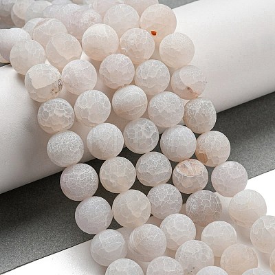 Natural Weathered Agate Beads Strands G-P538-A01-14-1