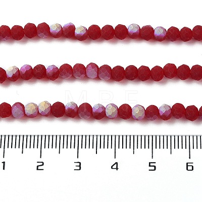 Transparent Glass Beads Strands EGLA-A034-T4mm-MB07-1