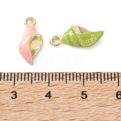 Alloy Enamel Pendants AL-CBA3844-02A-G-1