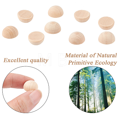 Gorgecraft Unfinished Natural Wood Cabochons WOOD-GF0001-13A-1