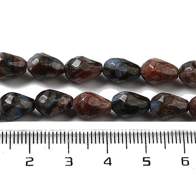 Natural Glaucophane Beads Strands G-P520-B01-01-1