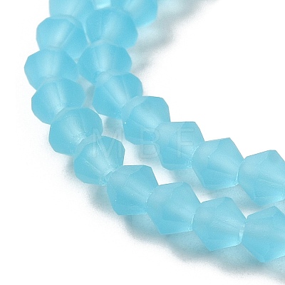 Imitate Austrian Crystal Frosted Glass Beads Strands EGLA-A039-T2mm-MD20-1