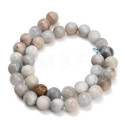 Natural Aquamarine Beads Strands GG-CBA7BB7-A01-8mm-1