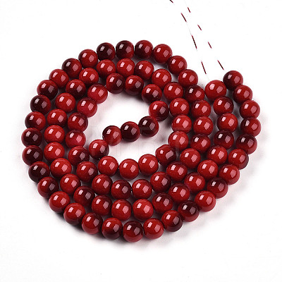 Baking Paint Glass Beads X1-DGLA-N012-10mm-10-1
