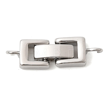 Brass Fold Over Clasps KK-Z150-20P-02-1