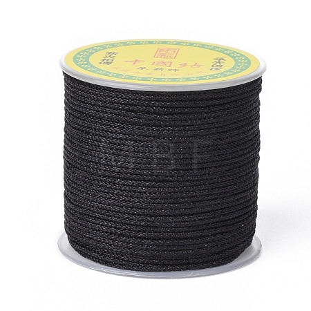 Polyester Braided Cord for Jewelry Making OCOR-F011-C04-1