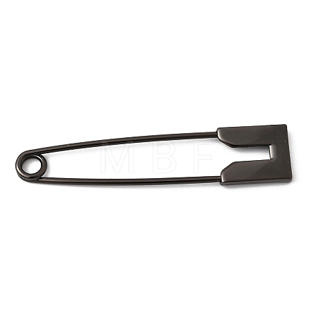 Alloy Extra Large Safety Pin Brooches JEWB-B043-01B-1