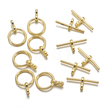 Tibetan Style Toggle Clasps LS-TIBE-A001-25G-1