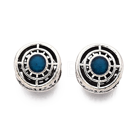 Tibetan Style Alloy Enamel European Beads FIND-Q121-07P-1