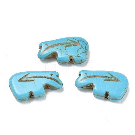 Dyed Synthetic Turquoise Beads GG-CBA79F7-01I-1