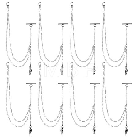 8Pcs Alloy Pendant Decorations HJEW-DC00189-1