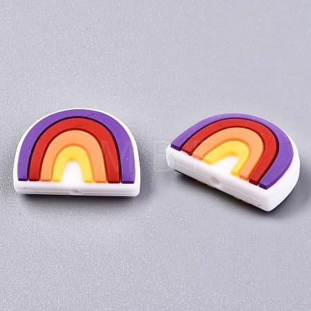 Food Grade Eco-Friendly Silicone Focal Beads SIL-N002-09C-1