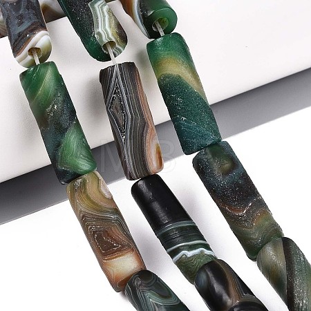 Natural Agate Beads Strands G-N357-05A-02-1