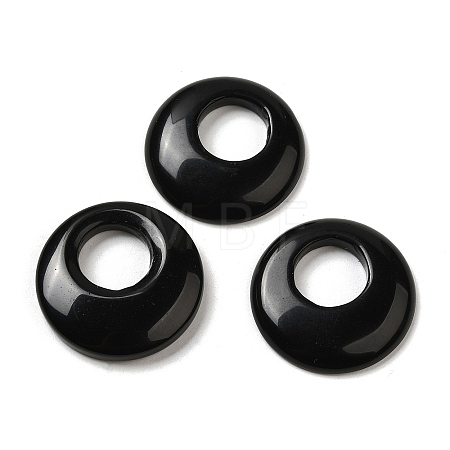 Natural Obsidian Pendants G-T122-76A-1