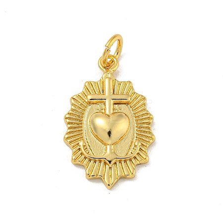 Brass Pendants KK-N254-124G-1