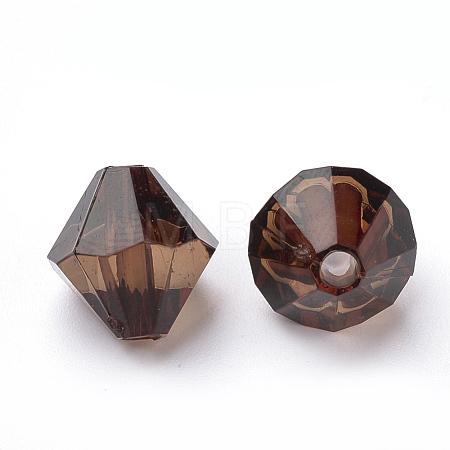 Transparent Acrylic Beads TACR-S146-6mm-23-1
