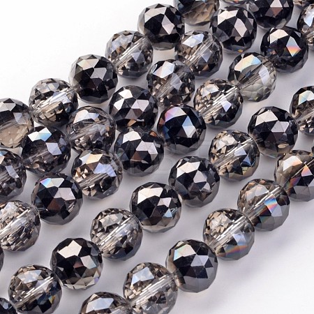 Electroplate Glass Bead Strands EGLA-J140-HP02-14mm-1