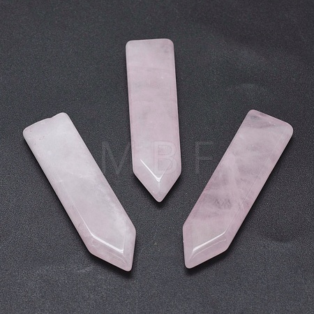 Natural Rose Quartz Cabochons G-P384-E05-1