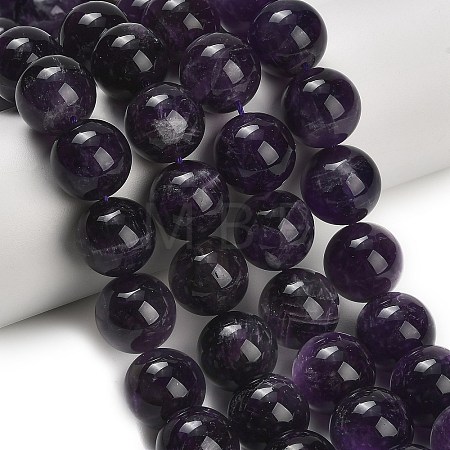 Natural Chevron Amethyst Beads Strands G-I222-16mm-01-1