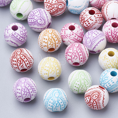 Craft Style Acrylic Beads MACR-Q226-05A-8mm-1