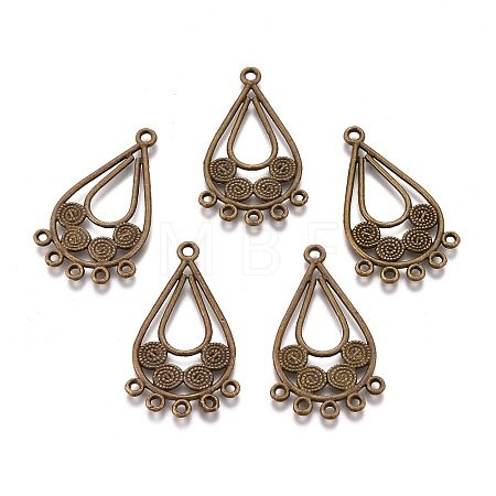 Tibetan Style Alloy Chandelier Components Links PALLOY-M186-05AB-RS-1