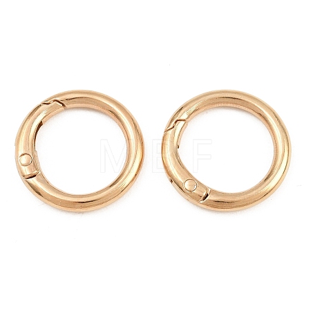 Zinc Alloy Spring Gate Rings AL-CBAC079-07LG-1