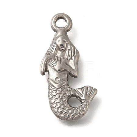 Anti-Tarnish 304 Stainless Steel Pendants STAS-M075-26P-1