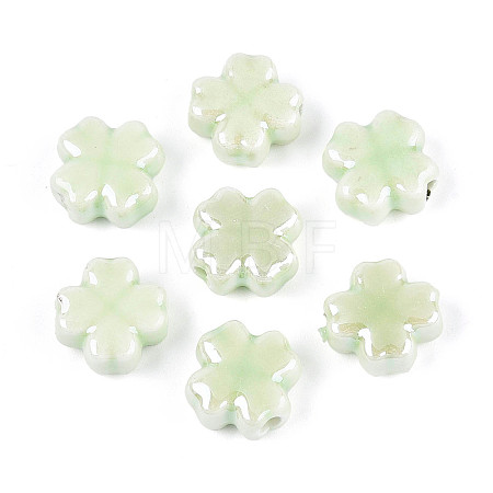 Handmade Porcelain Beads PORC-Z001-01G-01-1