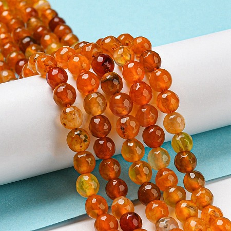 Natural Agate Beads Strands G-C082-A01-06-1