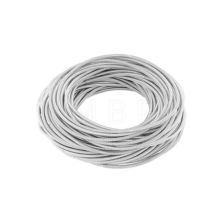 60Pcs Minimalist Steel Spring Chain Stretch Bracelets Set TWIR-UN0001-12P-1