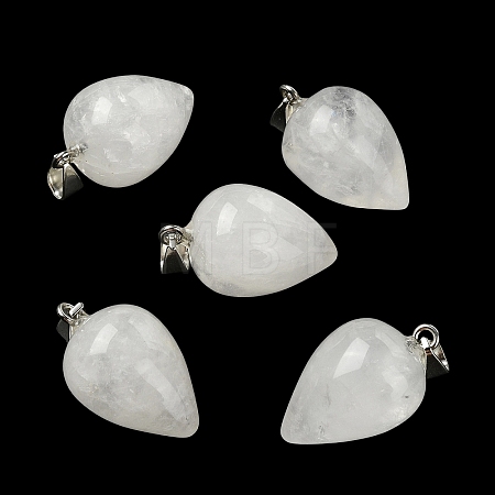 Natural Quartz Crystal Pendants GG-K002-13V-1