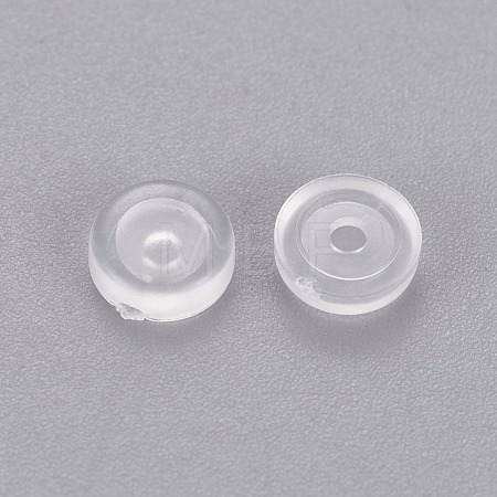Comfort Silicone Pads for Screw Back Clip on Earrings X-KY-E008-02-1