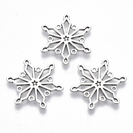 Tibetan Style Alloy Pendants X-TIBE-N010-32AS-RS-1