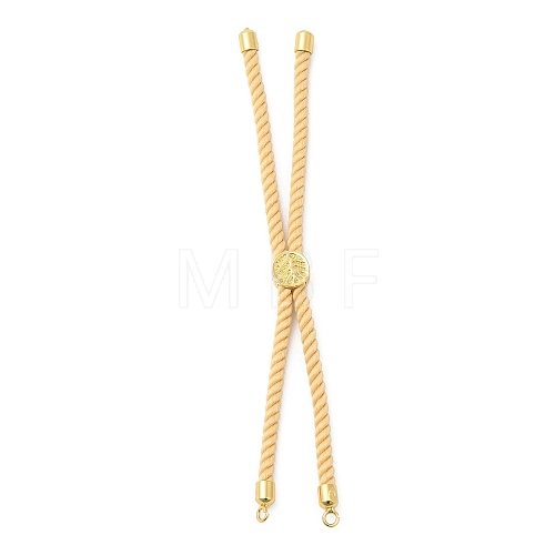 Twisted Nylon Cord Silder Bracelets DIY-B066-03G-18-1