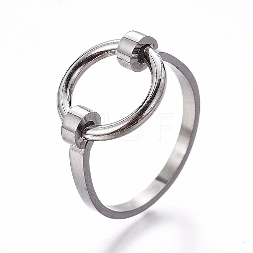 304 Stainless Steel Finger Rings RJEW-E158-08P-18mm-1