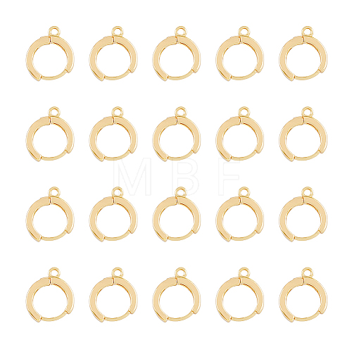 20Pcs Brass Hoop Earrings KK-DC0002-99-1