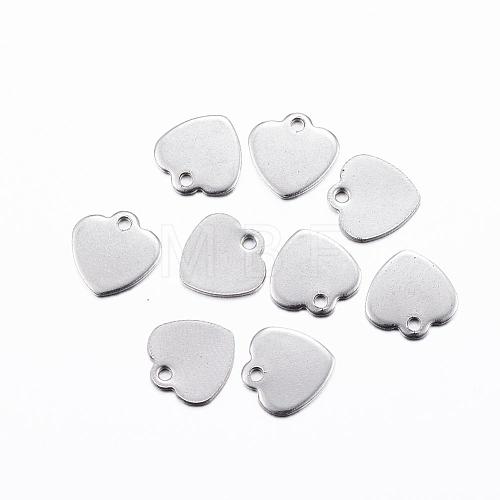 201 Stainless Steel Stamping Blank Tag Pendants STAS-H376-26-1