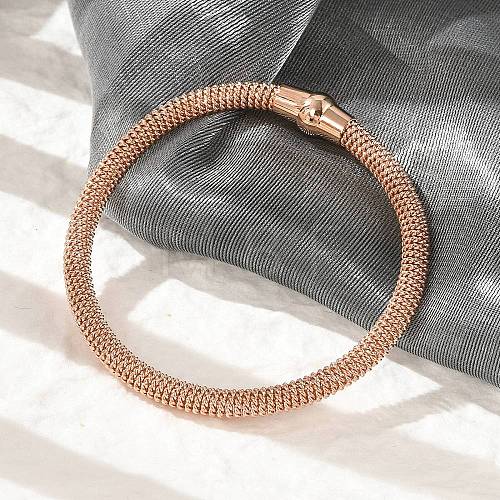 304 Stainless Steel Mesh Chain Bracelets for Women Men BJEW-Z087-19RG-1