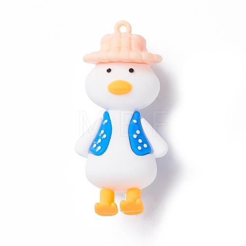 PVC Cartoon Duck Doll Pendants KY-C008-08-1