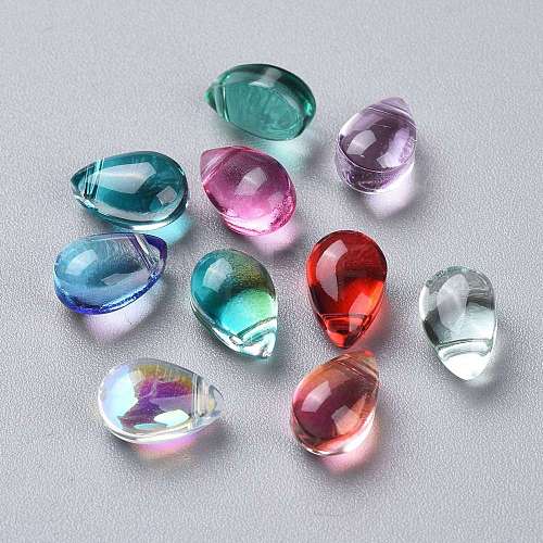 Transparent Glass Beads GGLA-M004-05A-1