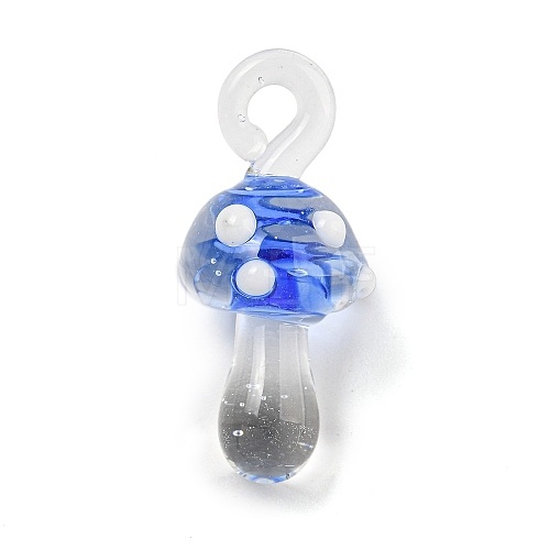 Handmade Lampwork Pendants LAMP-S067-02F-1