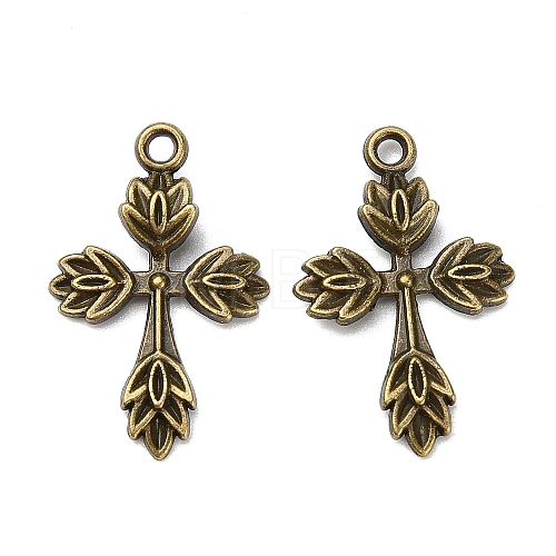 Tibetan Style Alloy Gothic Pendants MLF0175Y-NF-1