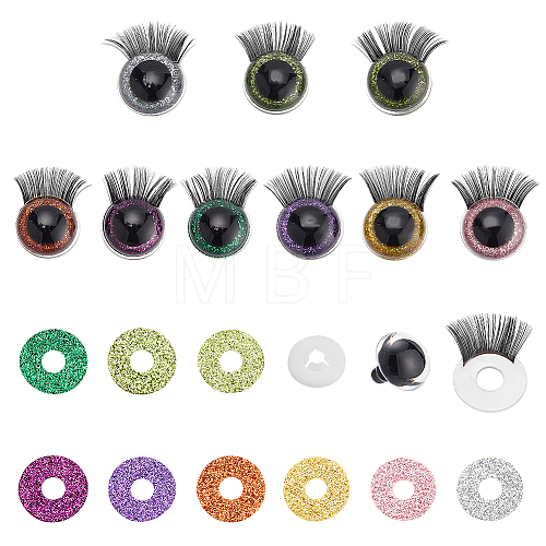   18 Sets Craft Resin Doll Eyes DOLL-PH0001-35-1