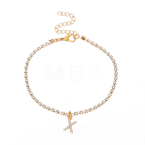 Fashionable and Creative Rhinestone Anklet Bracelets DA6716-24-1