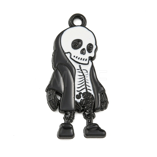 Halloween Alloy Enamel Pendants ENAM-M220-02F-B-1