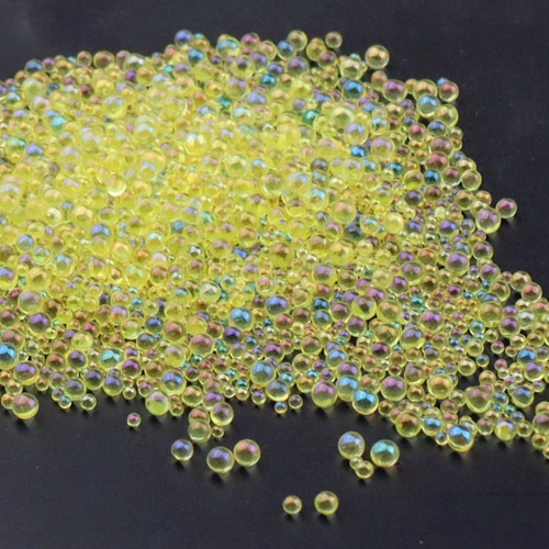 AB Color Plated 3D Nail Art Glass Mini Ball Beads MRMJ-WH0064-40F-1