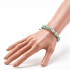 Natural Larimar Chip Beads Stretch Bracelets for Children BJEW-JB06389-02-3