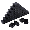 Rhombus Textured Cardboard Ring Storage Boxes CBOX-WH0005-05C-1