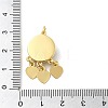 Real 18K Gold Plated Brass Pendants KK-A198-01G-03-3