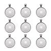 Tibetan Style Alloy Pendant Cabochon Settings LS-TIBE-R295-055B-LF-1